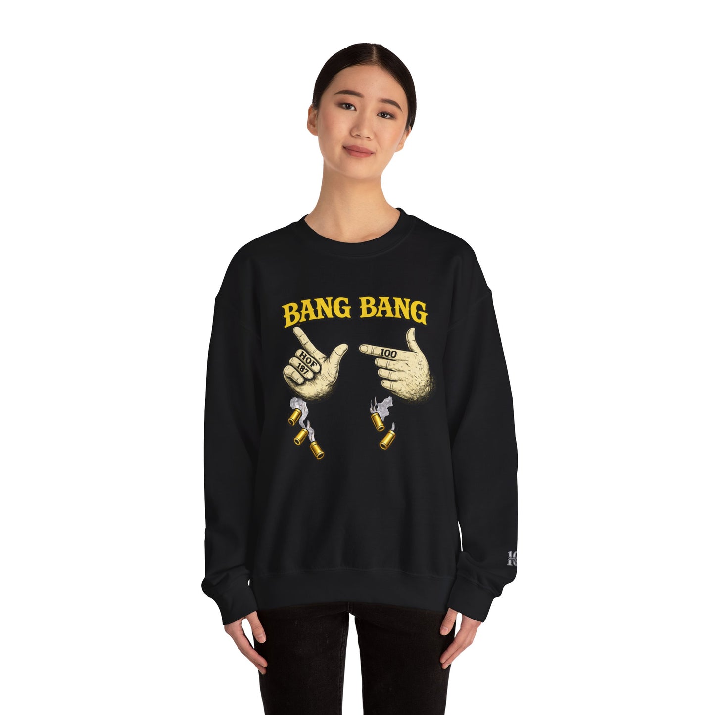 Bang Bang Crewneck (Black) | House of Franklin