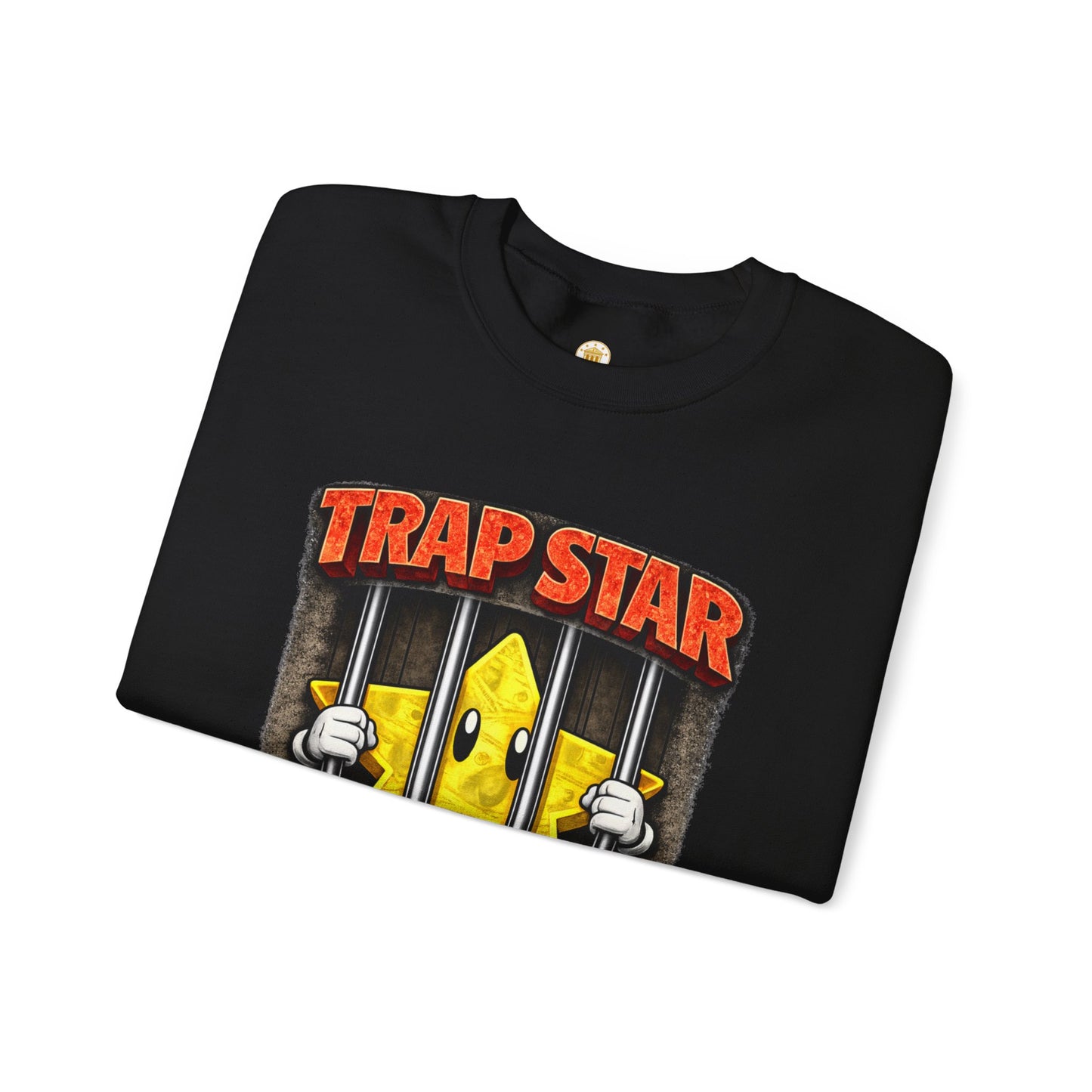 Trapstar Crewneck (Black) | House of Franklin