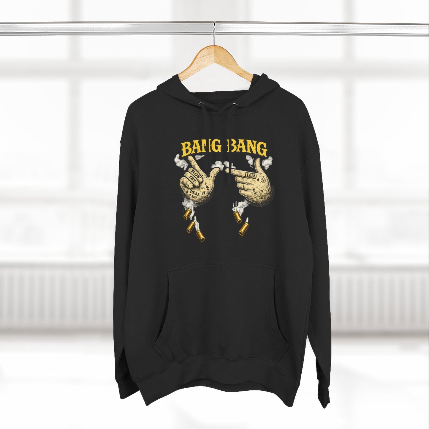 Bang Bang Hoodie (Black) | House of Franklin