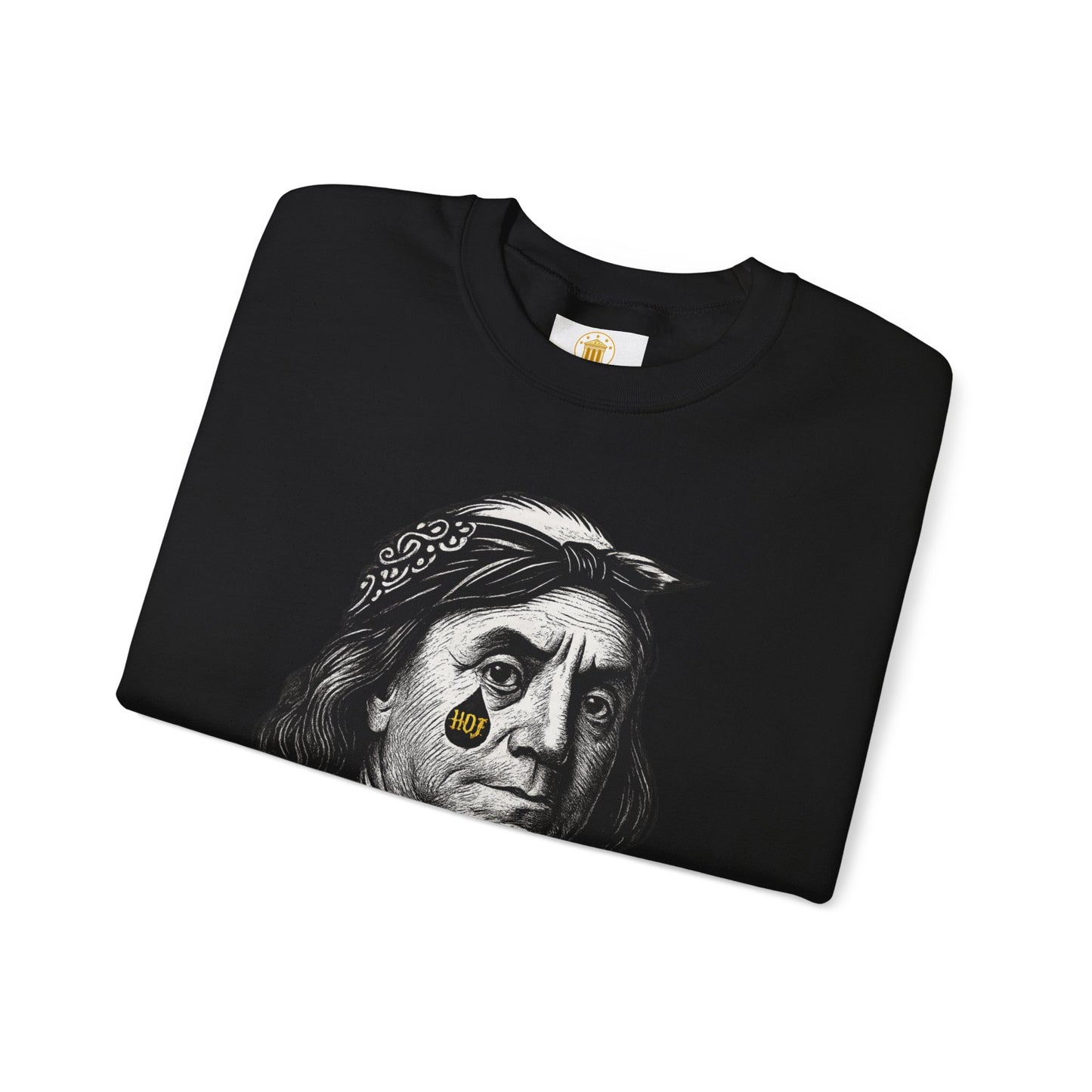 “Hustle Over Pain” 100 Sweatshirt (Black)| House of Franklin