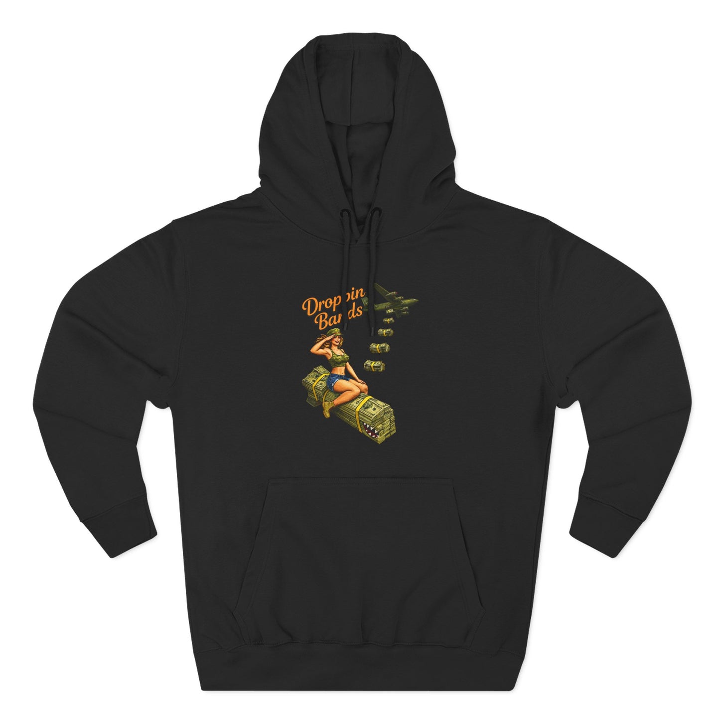 Droppin Bands Hoodie (Black) | House of Franklin