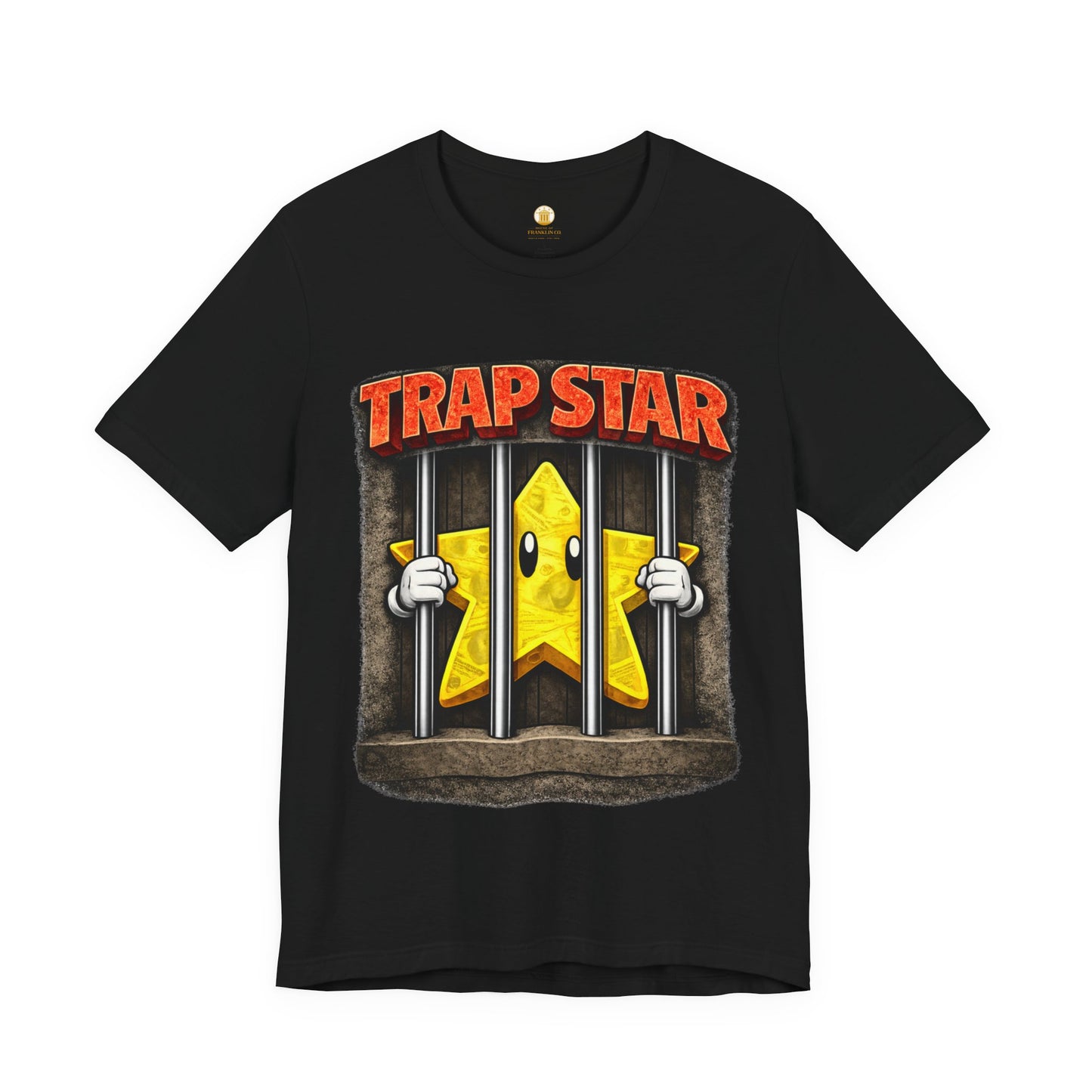 Trap Star Graphic Tee (Black) | House of Franklin