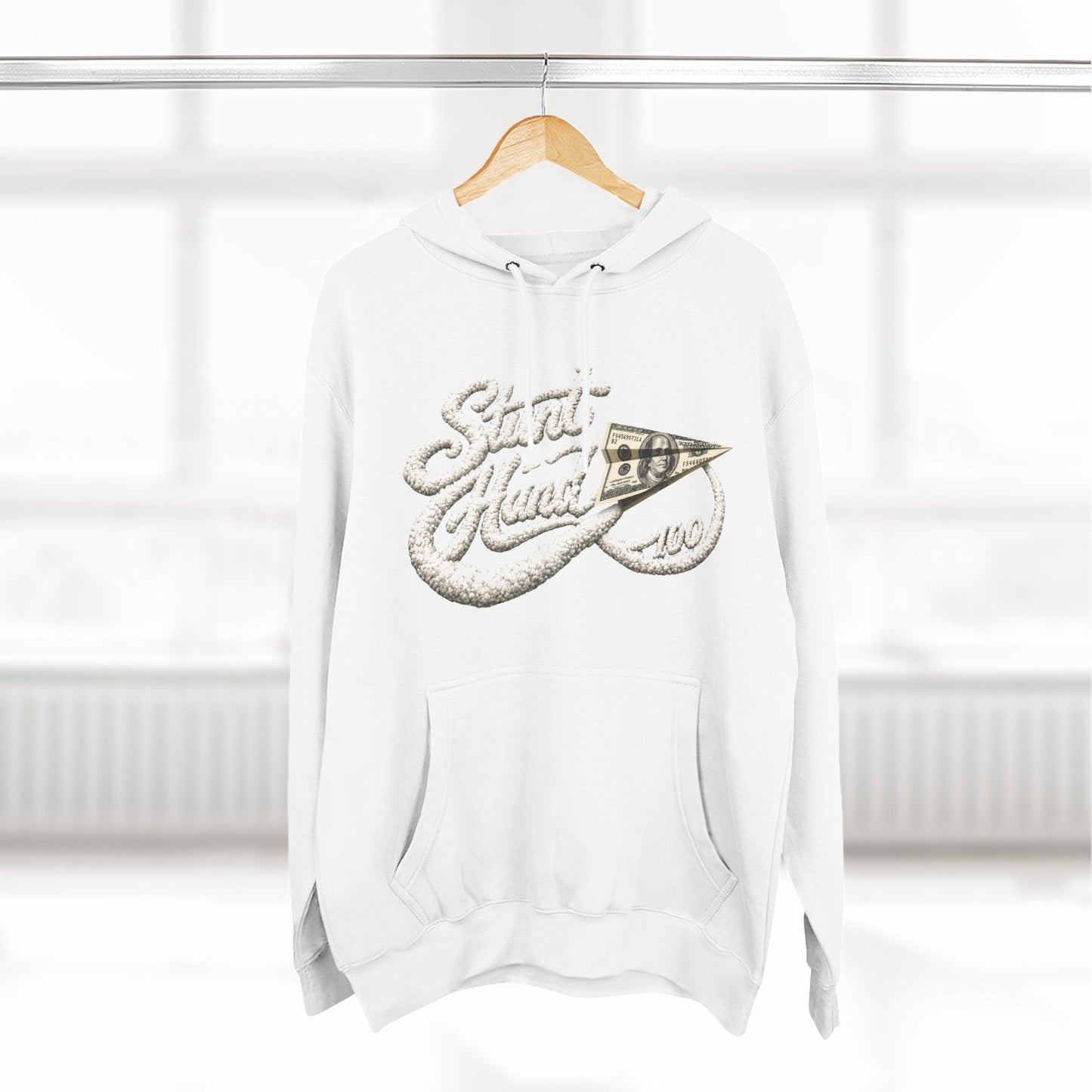 Stunt Hard Hoodie (White) | House of Franklin