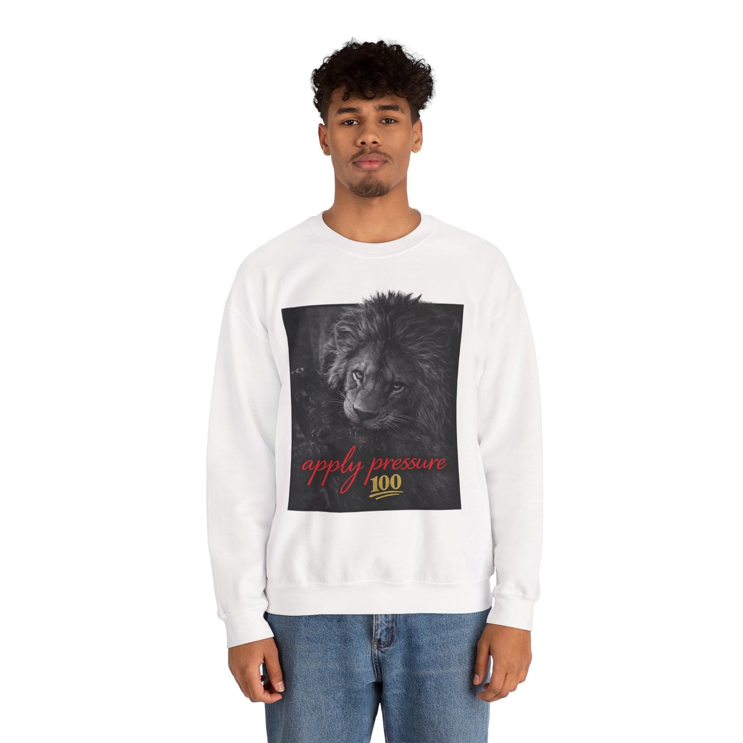 Apply Pressure Crewneck (White) | House of Franklin