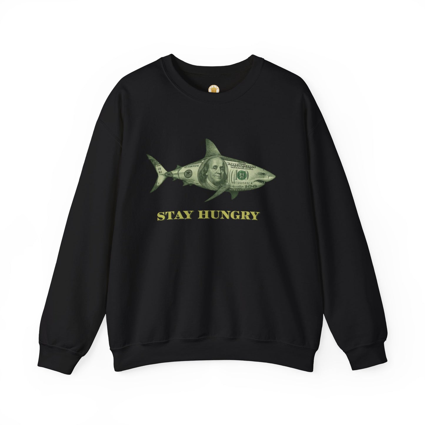 Stay Hungry Crewneck (Black) | House of Franklin