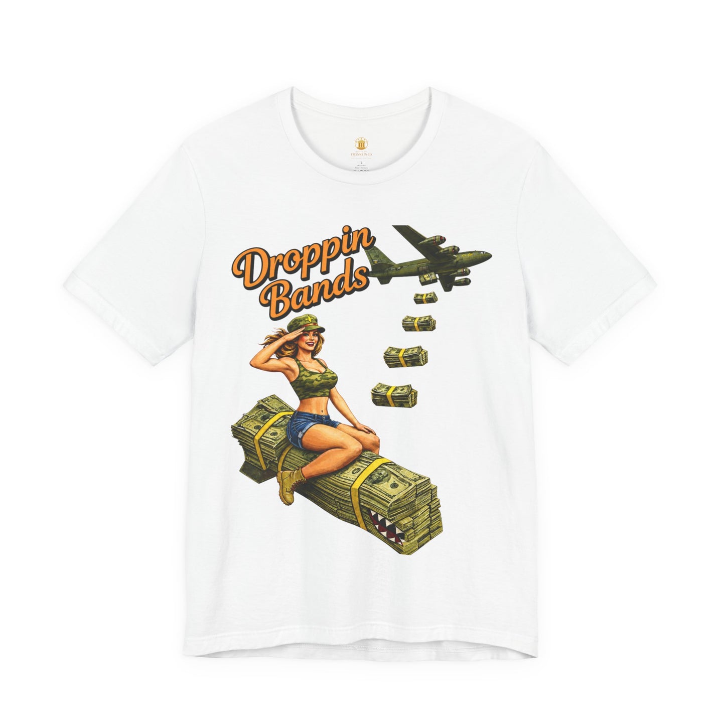 Droppin Bands Tee (White) | House of Franklin