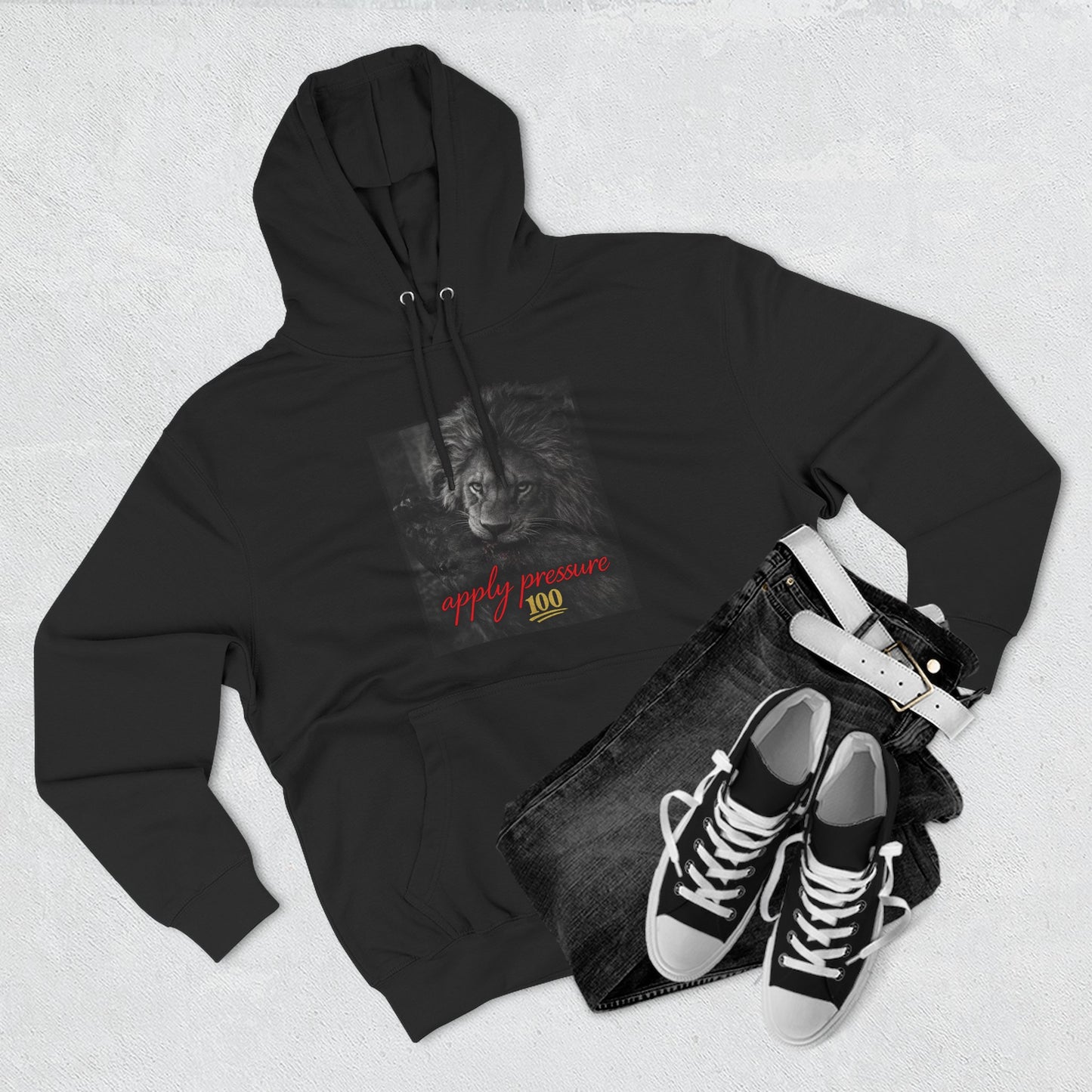 Apply Pressure Hoodie (Black) | House of Franklin