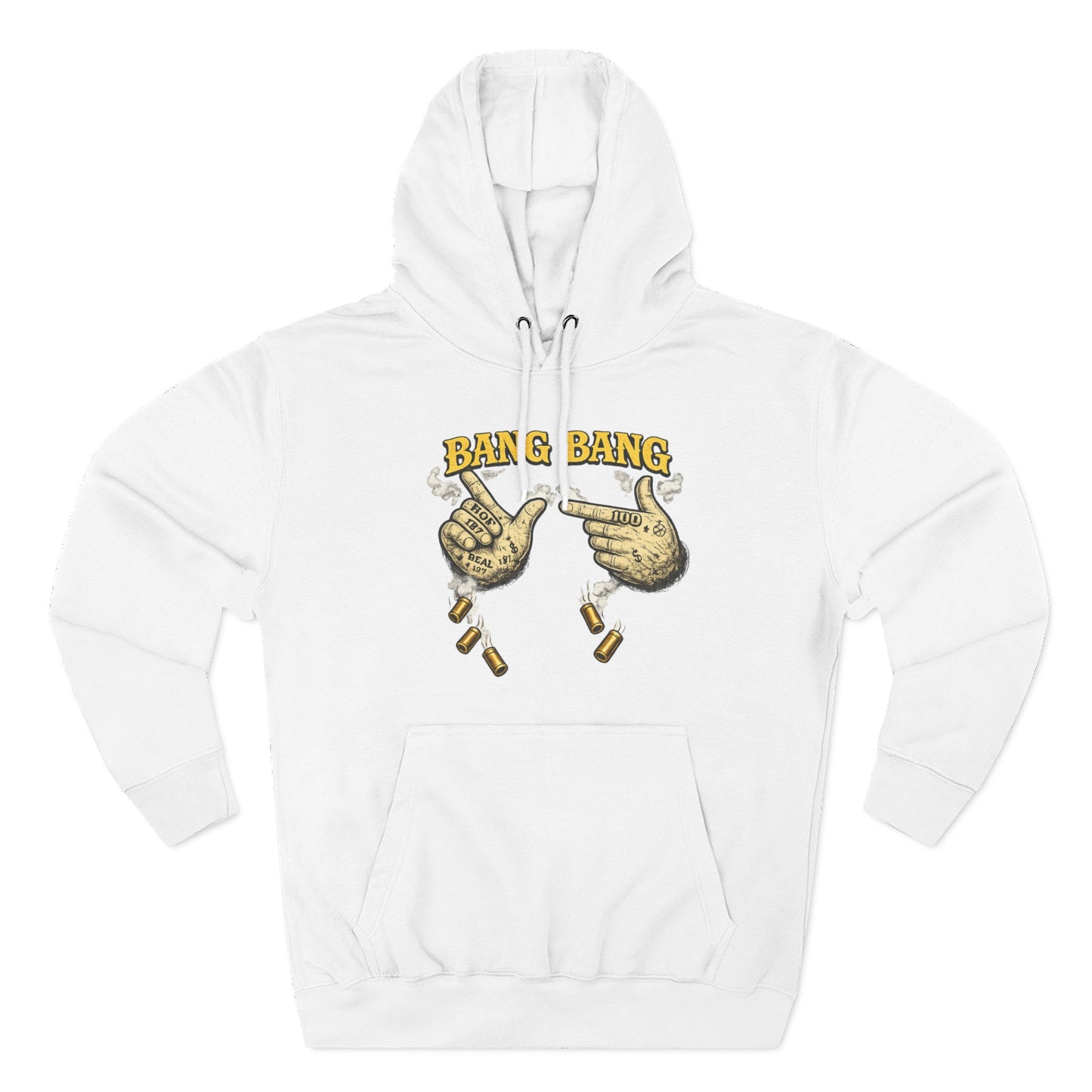 Bang Bang Hoodie (White) | House of Franklin