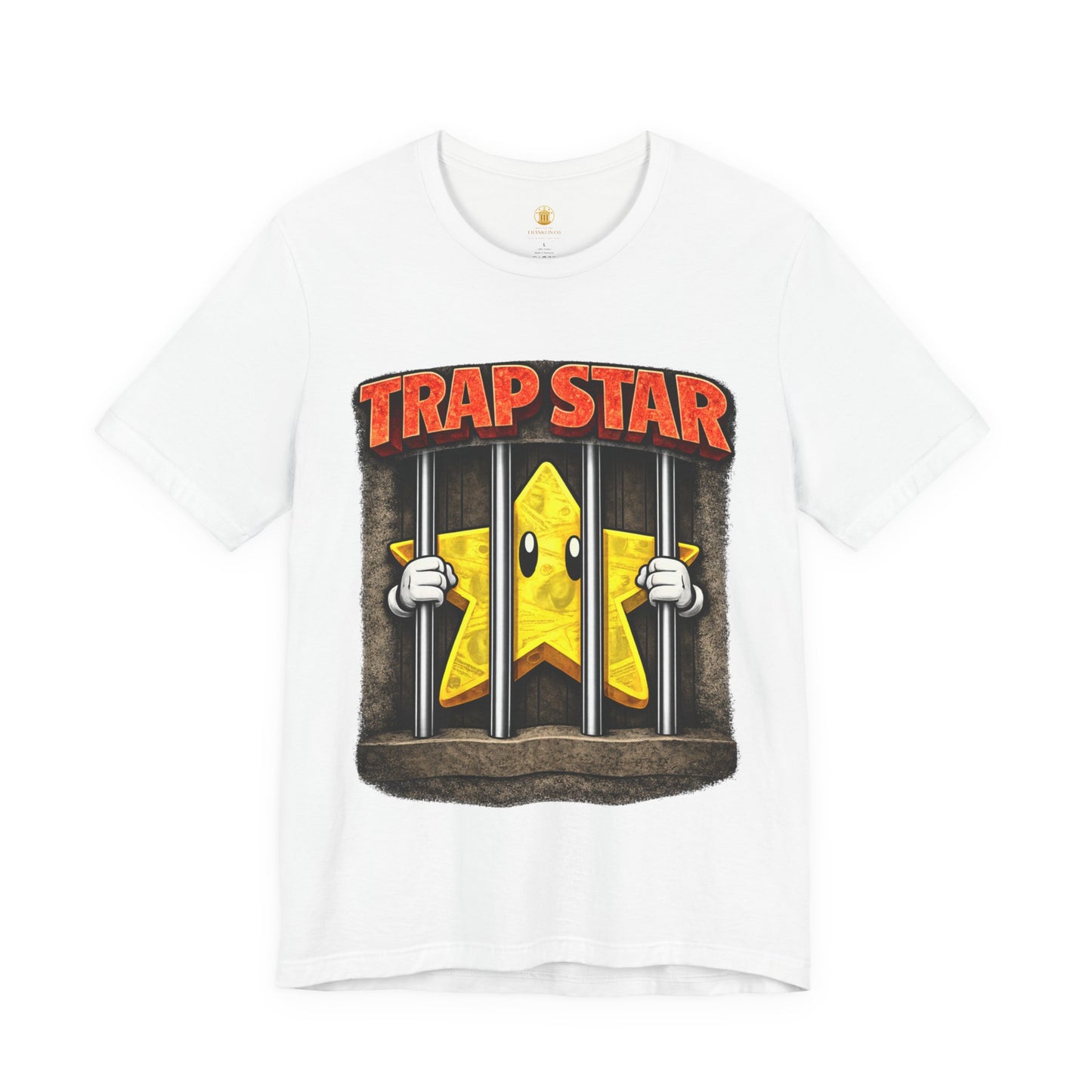 Trap Star Graphic Tee (White) | House of Franklin