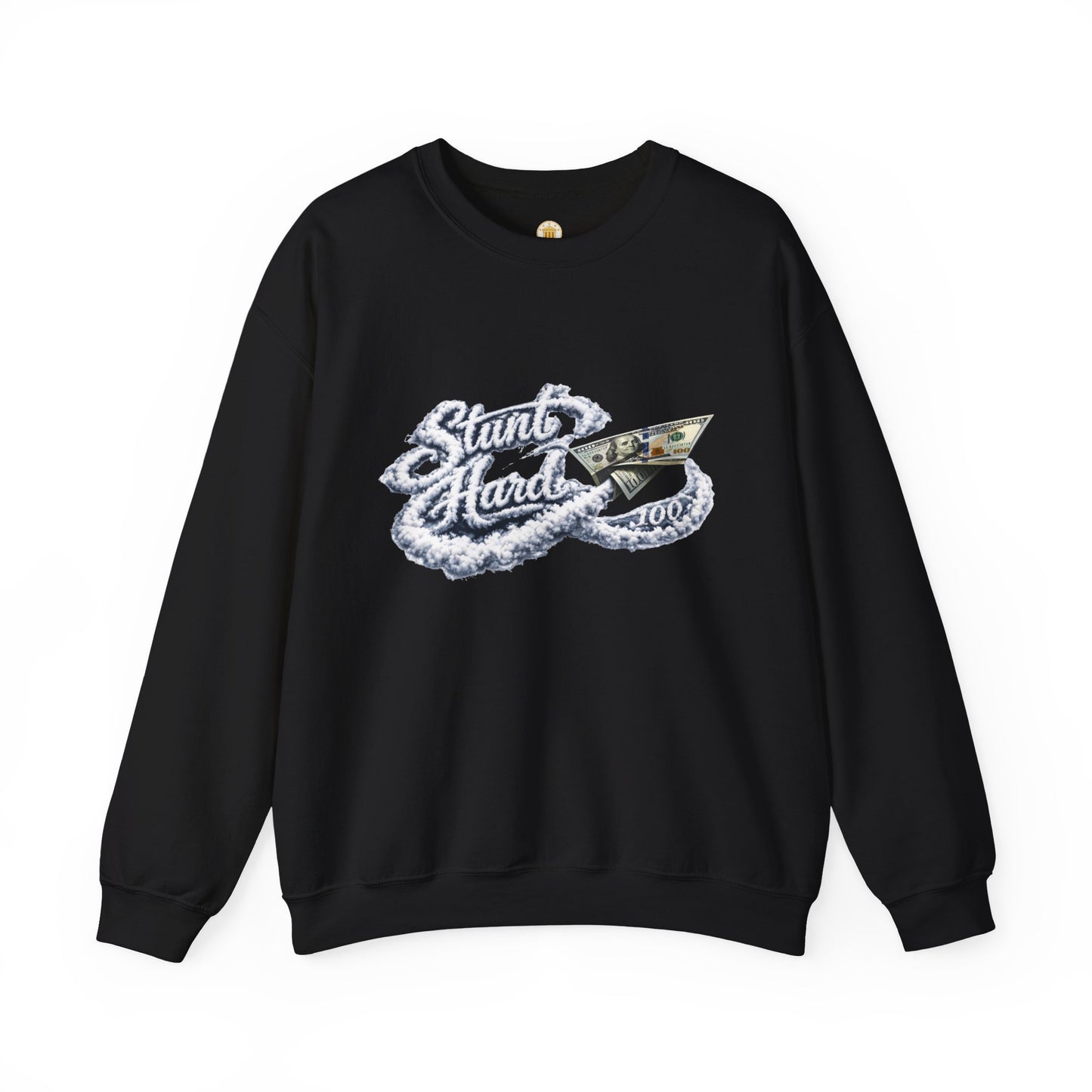 Stunt Hard Crewneck (Black) | House of Franklin