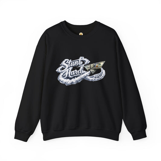 Stunt Hard Crewneck (Black) | House of Franklin