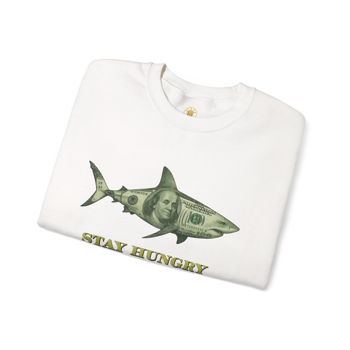Stay Hungry Crewneck (White) | House of Franklin