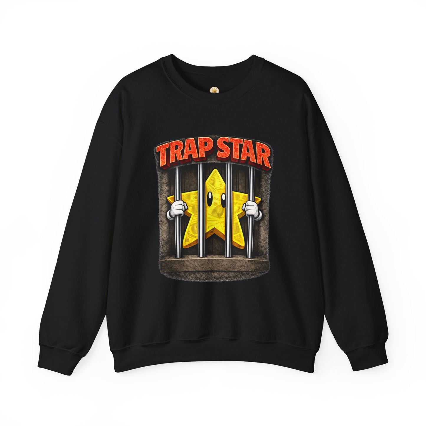 Trapstar Crewneck (Black) | House of Franklin