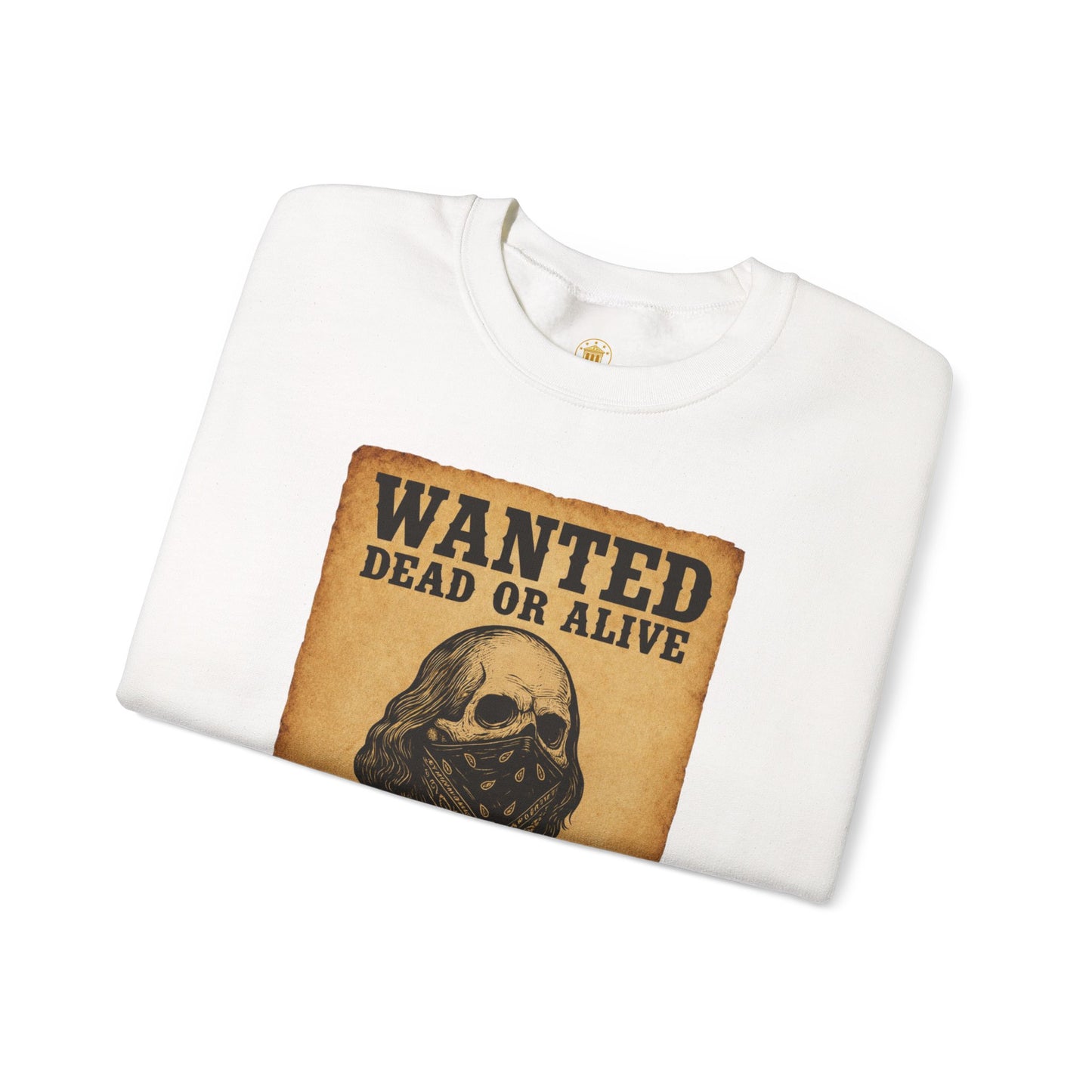 Wanted 100 Crewneck (White) | House of Franklin