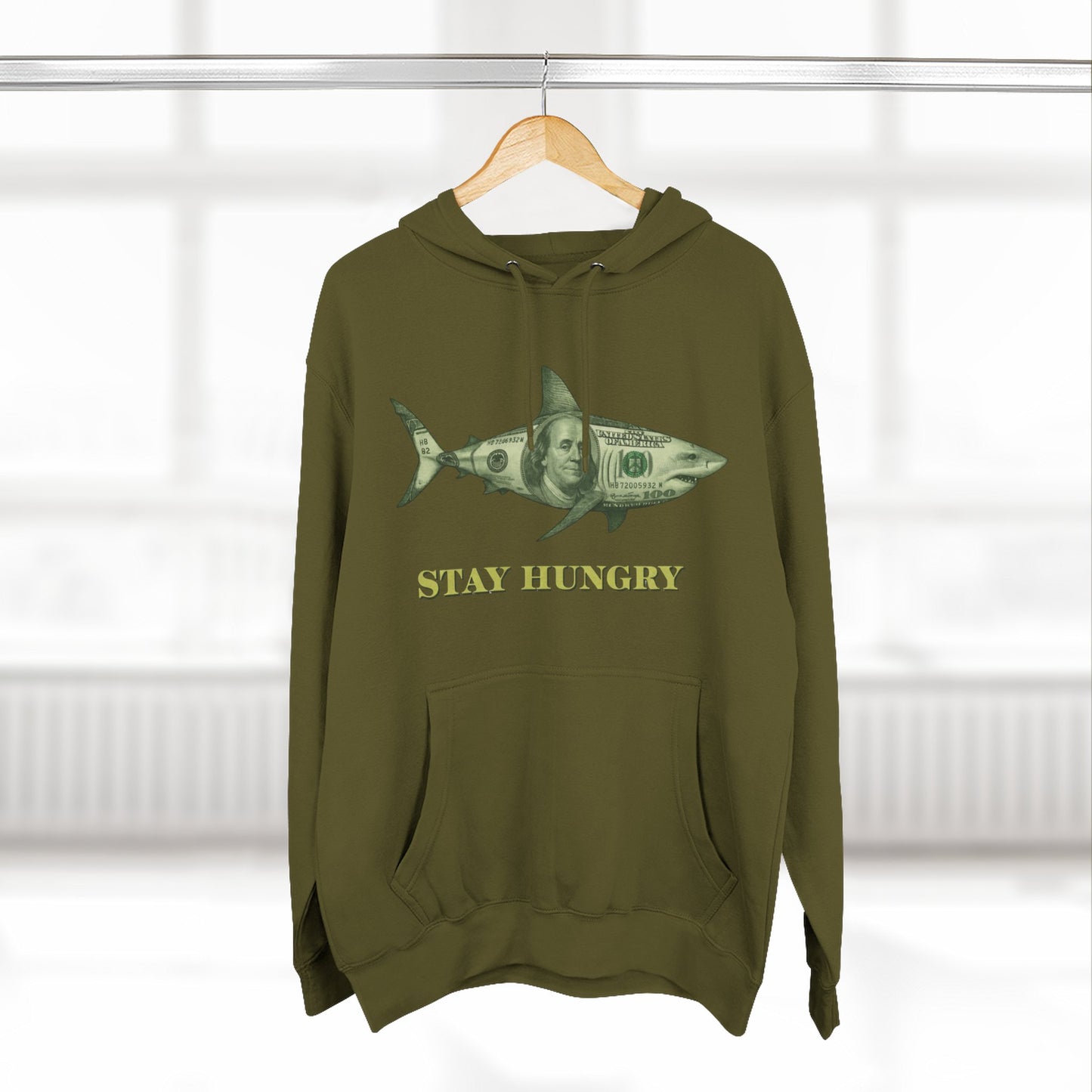 Stay Hungry Hoodie (White) | House of Franklin