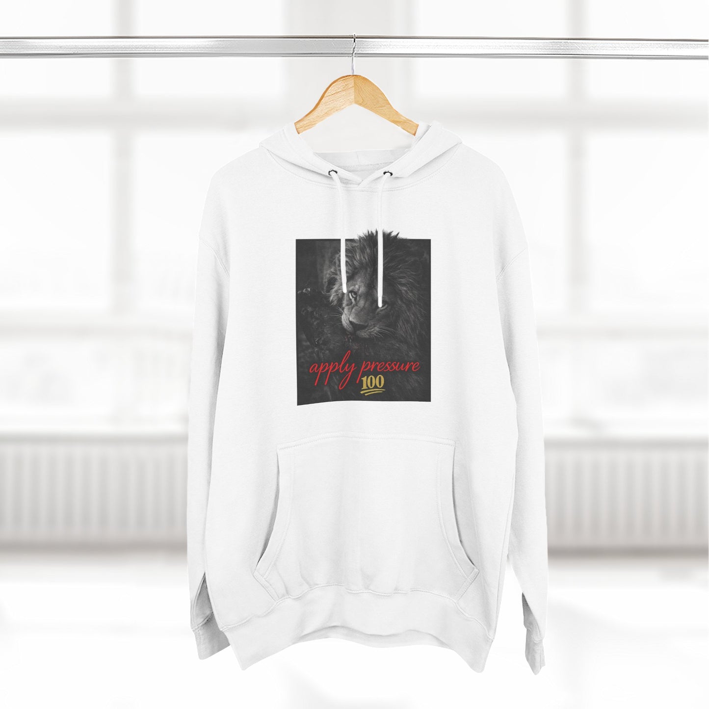 Apply Pressure Hoodie (White) | House of Franklin