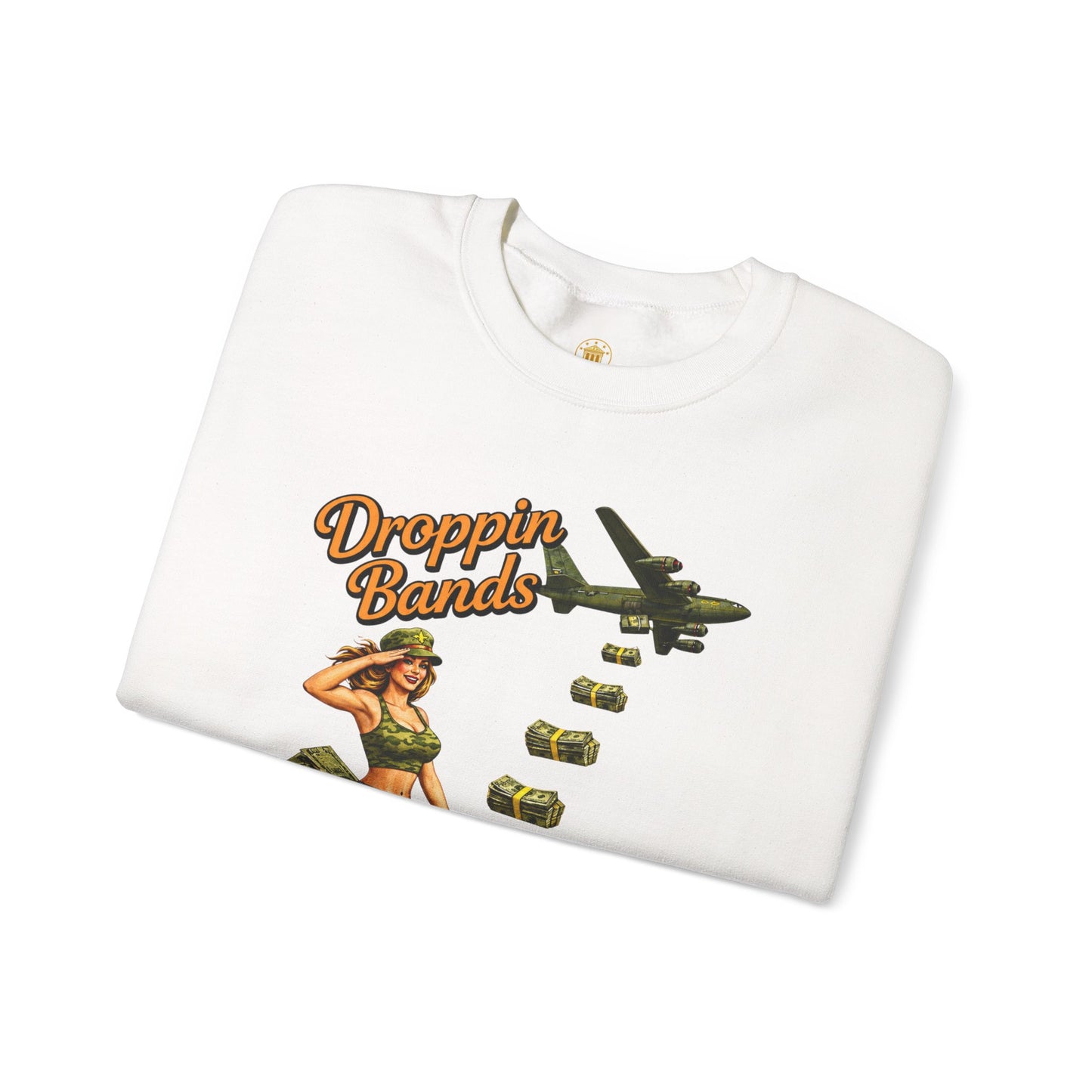 Droppin Bands Crewneck (White) | House of Franklin