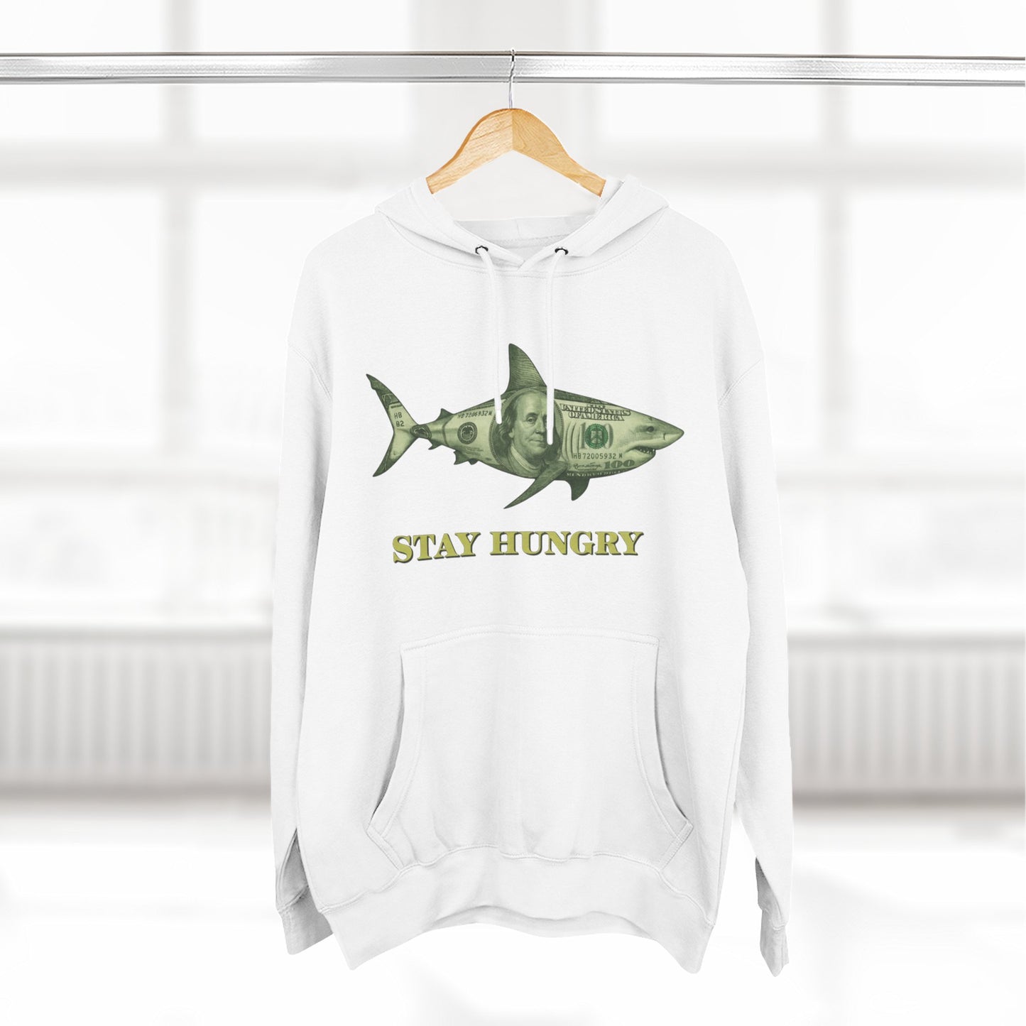 Stay Hungry Hoodie (White) | House of Franklin