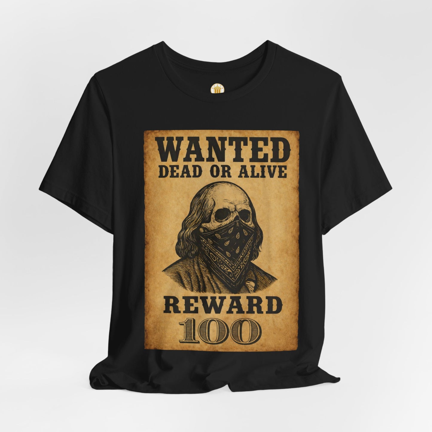 Wanted 100 Tee (Black) | House of Franklin