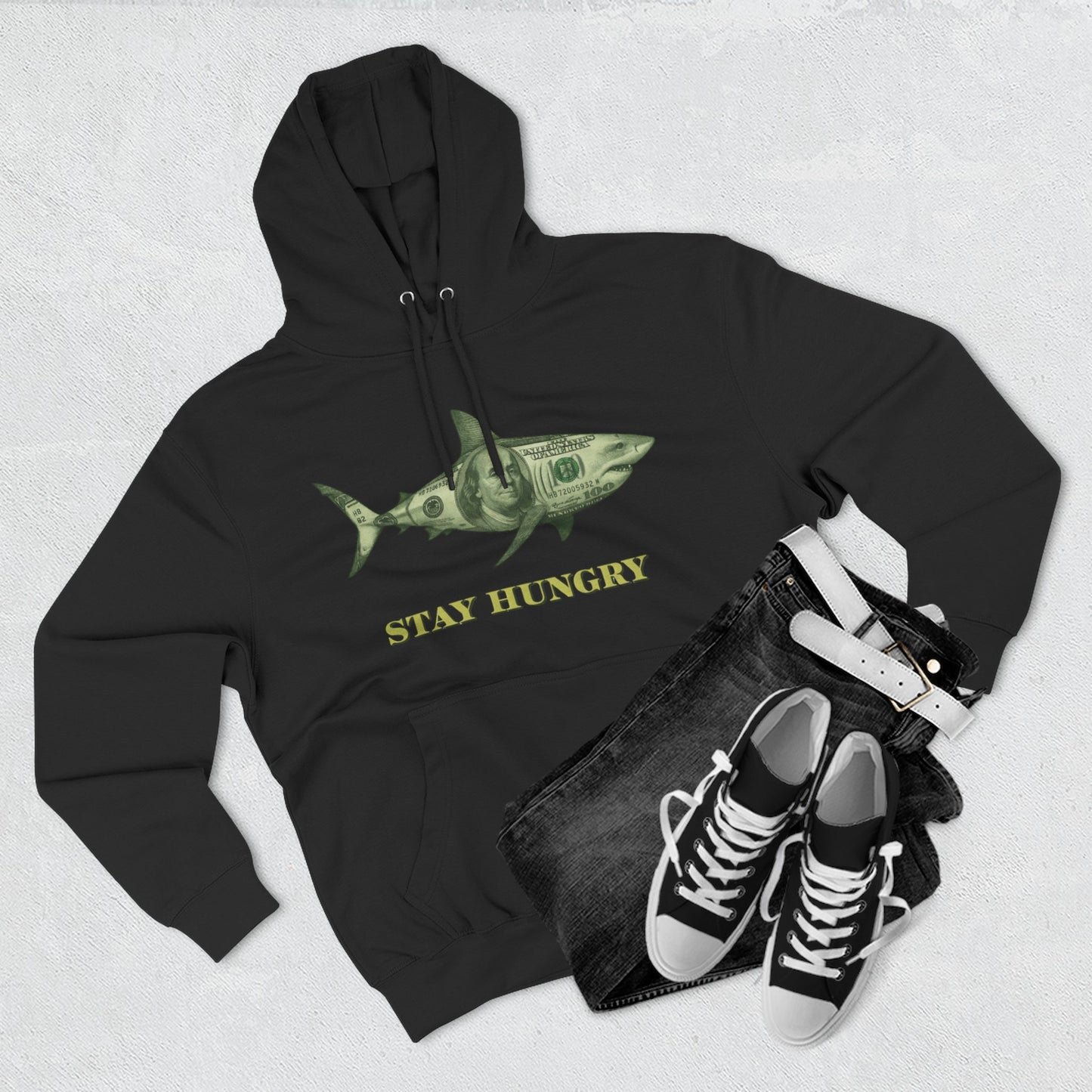 Stay Hungry Hoodie (White) | House of Franklin