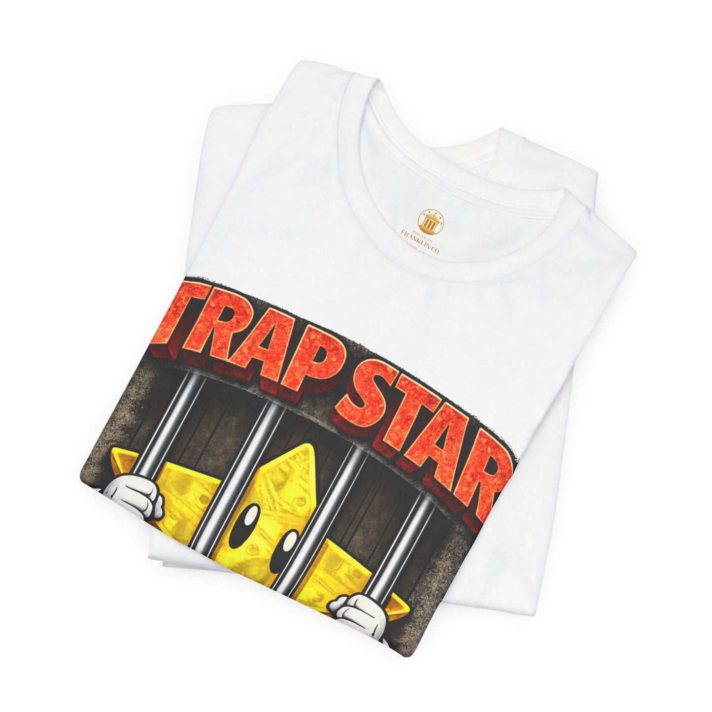 Trap Star Graphic Tee (White) | House of Franklin