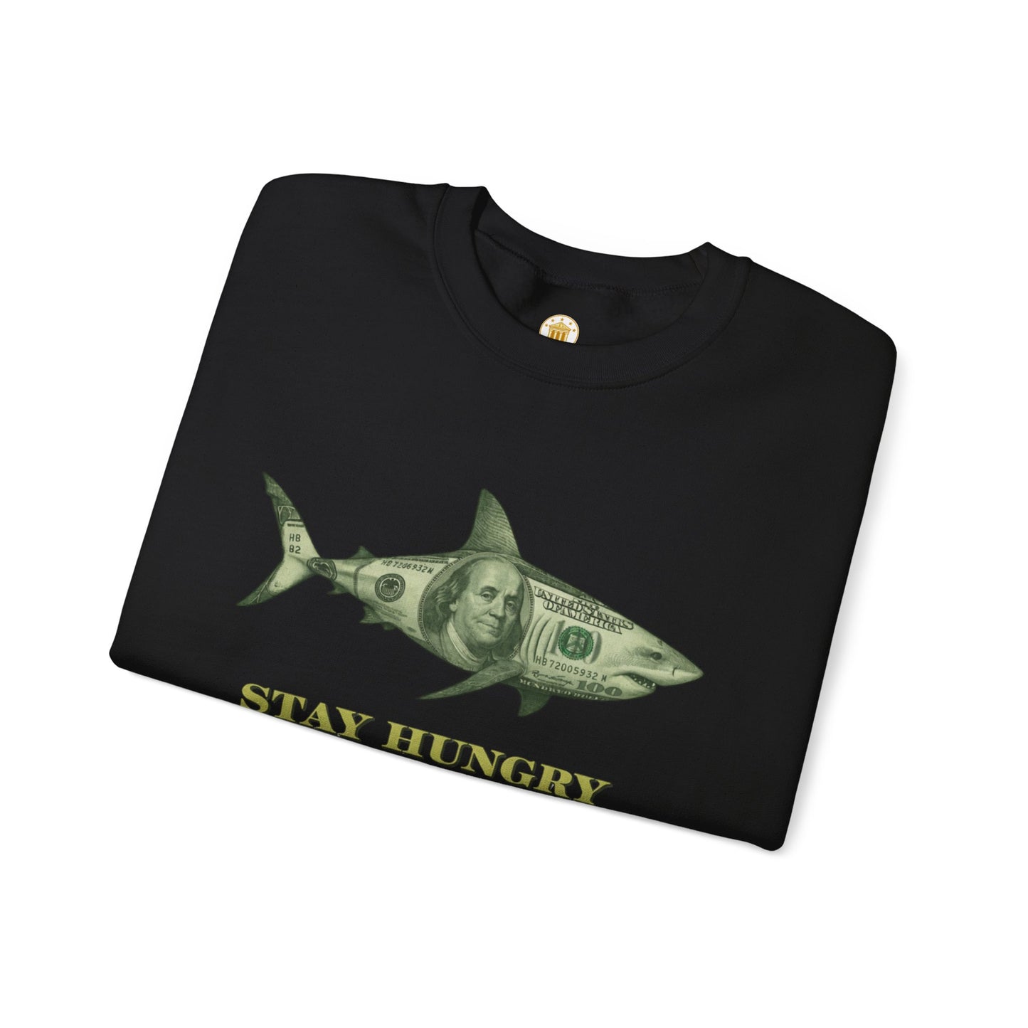 Stay Hungry Crewneck (Black) | House of Franklin