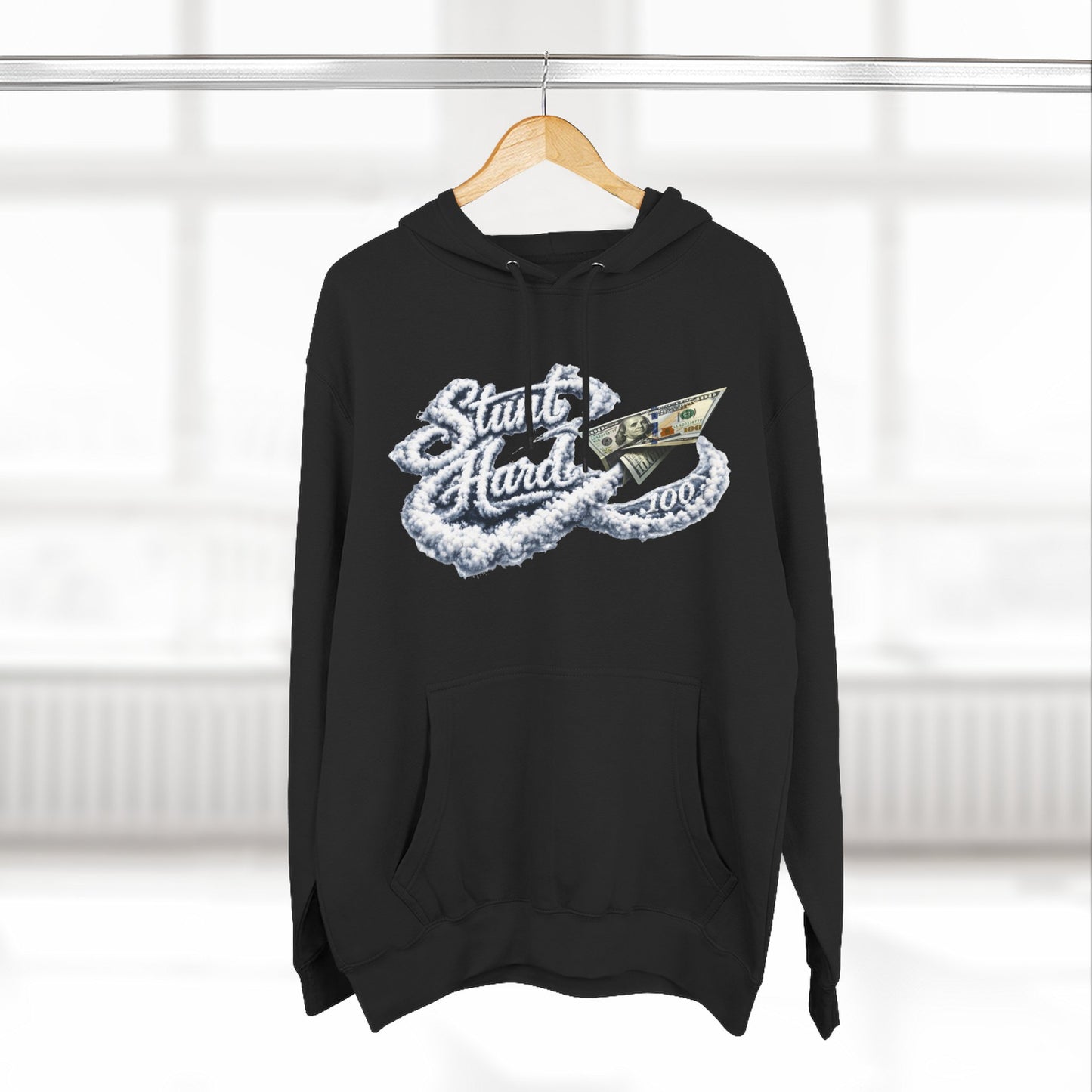 Stunt Hard Hoodie (Black) | House of Franklin