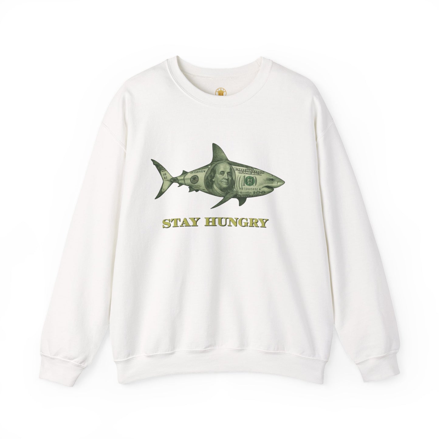 Stay Hungry Crewneck (White) | House of Franklin
