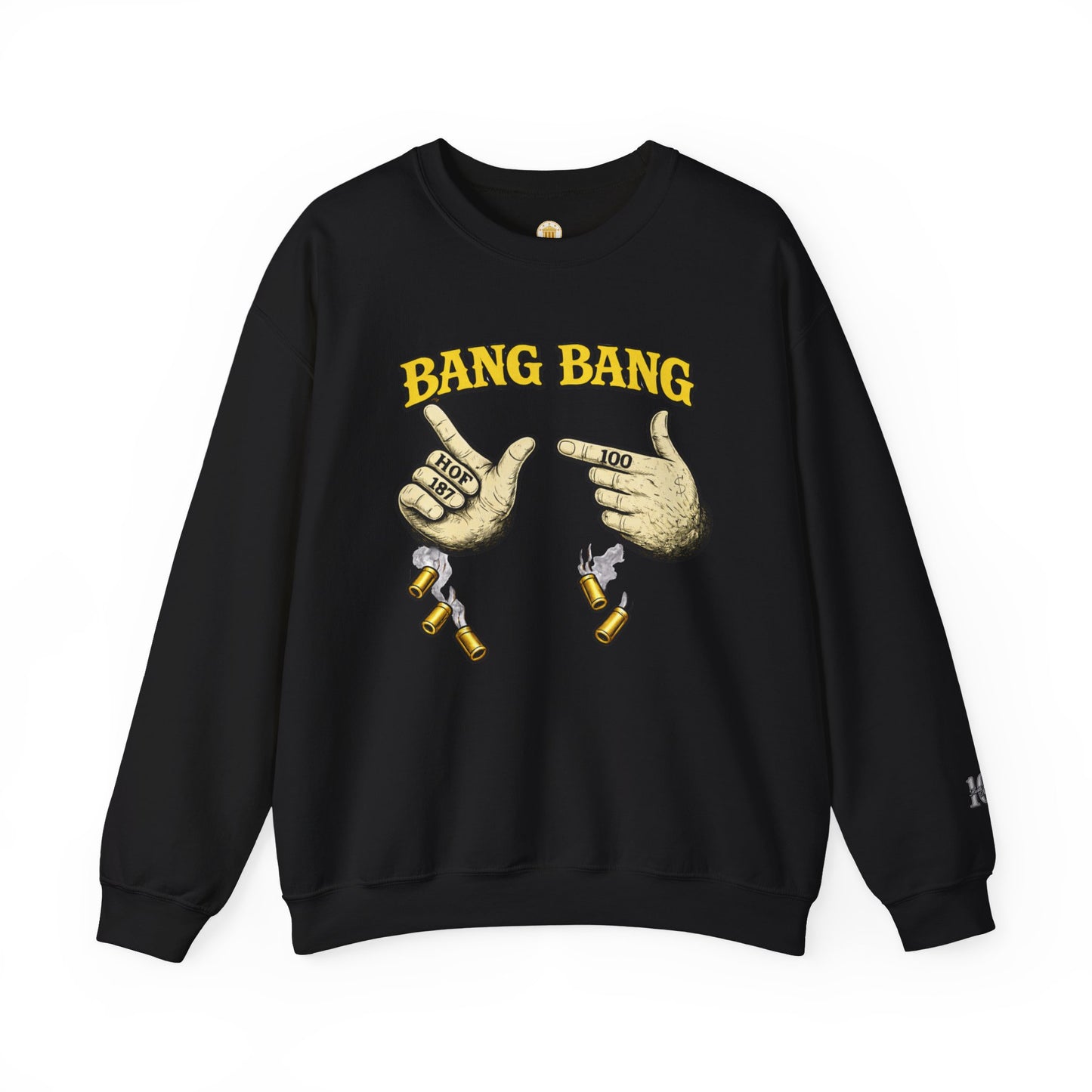 Bang Bang Crewneck (Black) | House of Franklin
